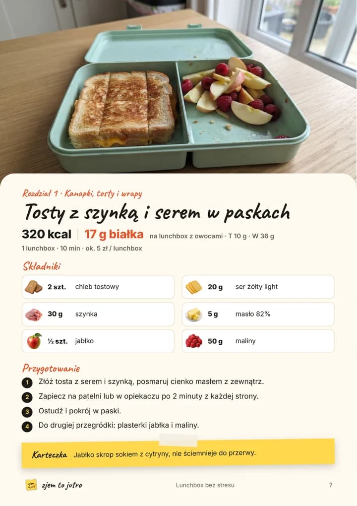 Lunchbox bez stresu: Przepis